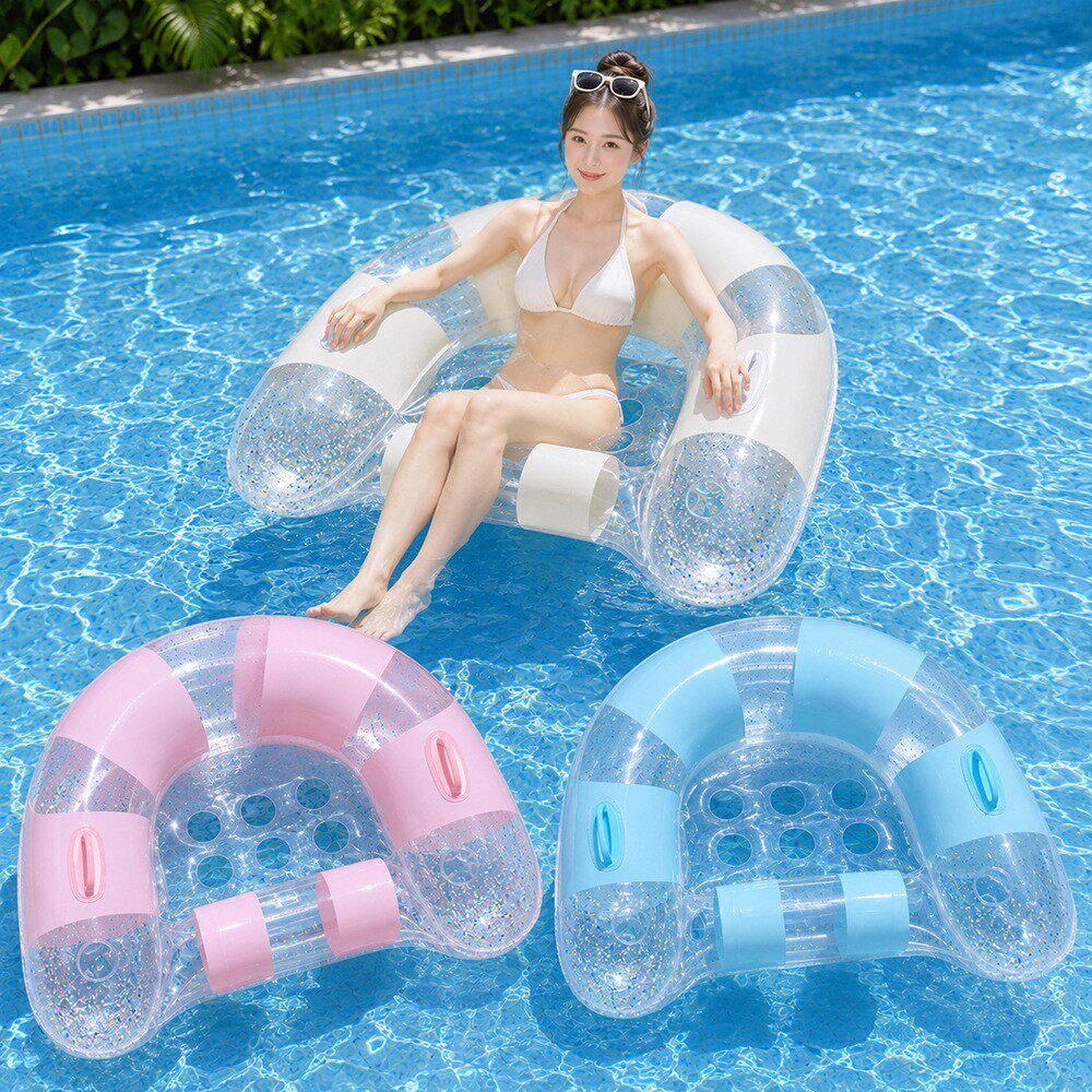 Pool Lounger Inflatable - インフレータブルプールフロート 大人用 ウォーターハンモック スイムラウンジャーチェア スイムマットレス スイミングチューブ