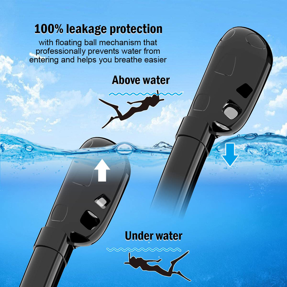 フルフェイスシュノーケルマスク180 ° パノラマビューシリ - Snorkel Mask Full Face のレビューと価格