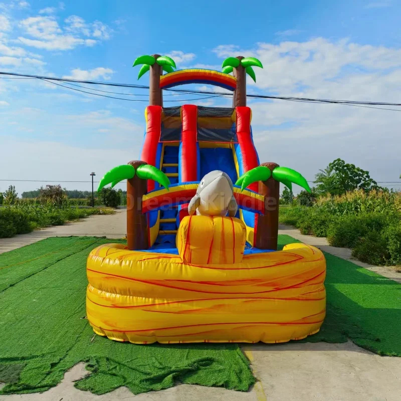 耐久性のあるPVC製業務用インフレータブルウォータースライド - Water Slide Inflatable のレビューと価格