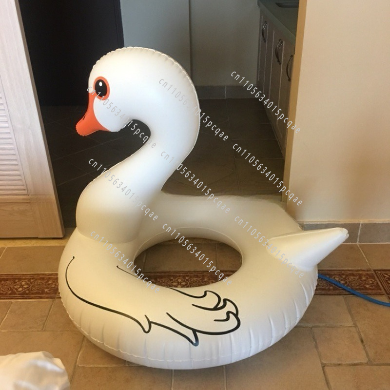 ライト付きインフレータブルスワン浮き輪、ホワイトスワンマウン - Pool Lounger Inflatable のレビューと価格