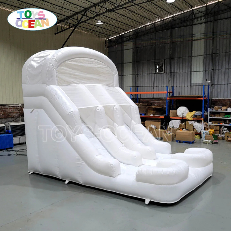 子供用インフレータブルウォータースライド、ダブルホワイトスラ - Water Slide Inflatable のレビューと価格